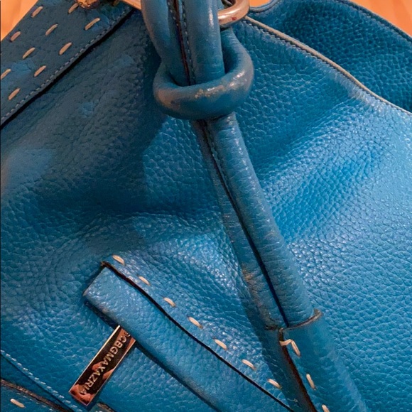 Bcbgmaxazria turquoise signature hobo bag - Picture 6 of 14